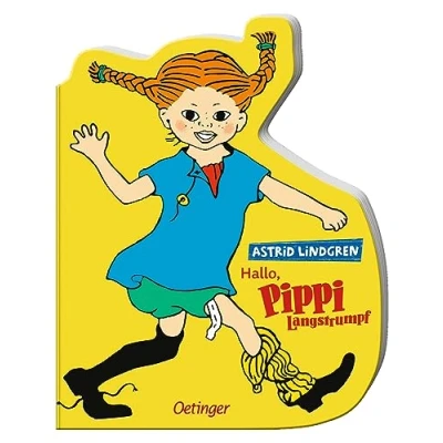 Abbildung von Hallo, Pippi Langstrumpf!: Konturgestanztes Pappbilderbuch zum Kennenlernen des Klassikers für Kinder ab 2 Jahren