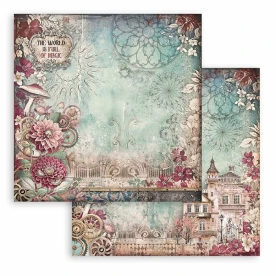 Abbildung von Stamperia Scrapbook Sheets for Scrapbooks, Albums, Card Making, Bullet Journals and More, Acid Free, Double Sided, Perfect Crafts Gifting (Master of Magic, House) (30.5 x 30.5cm)