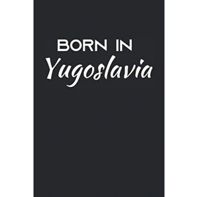 Abbildung von Born in Yugoslavia: Notizbuch I Journal Notizheft 110 Seiten punktiert Punktraster Dot Grid