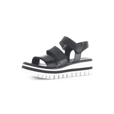 Abbildung von Gabor Keilsandalette, Damen, Größe: 39, Schwarz Schuhe