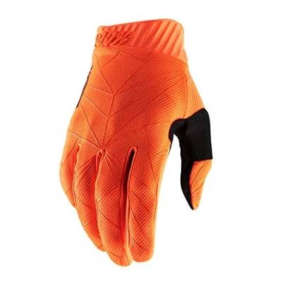 Abbildung von 100% Erwachsene Ridefit Handschuhe(Neon Orange Schwarz, M)