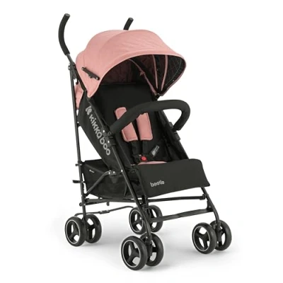 Abbildung von KikkaBoo BEETLE Kinderwagen, Kinderwagen bis 22 kg, faltbar, leicht, kompakt, Rosa