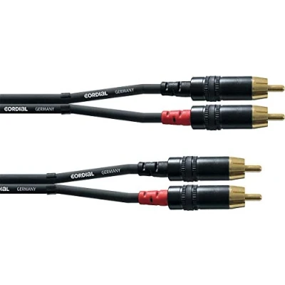 Abbildung von CORDIAL Kabel AUDIO doppelt RCA 6 m Essentials
