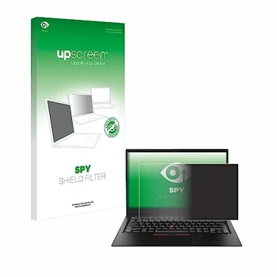 Abbildung von upscreen Anti Spy Blickschutzfolie für Lenovo ThinkPad X1 Carbon (6. Gen.) Privacy Screen Displayschutz Folie [Sichtschutz, Blaulichtfilter]