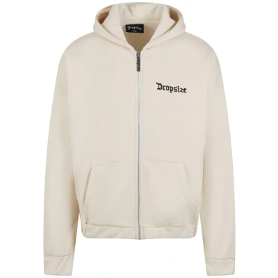 Abbildung von Dropsize Super Heavy Blank ZIP Sweatjacke, Herren, Größe: XS, Coconutmilk