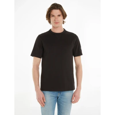 Abbildung von Calvin Klein Jeans Badge Regular TEE Tshirt basic, Damen, Größe: XXL, Black