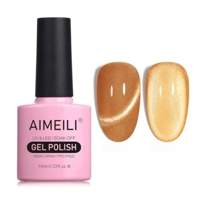 Abbildung von AIMEILI Cat Eye UV Gel, 10ml Gel Nagellack Nail Glitzer DIY Art Maniküre 723
