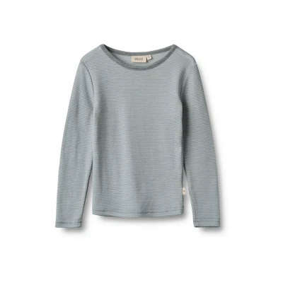Abbildung von Wheat Langarmshirt für Kinder, Größe: 104, Navy stripe