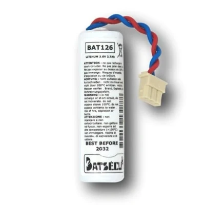 Abbildung von BATSÉCUR Alarmbatterie BAT126 Kompatibel mit C126BAT TRADIO Tecnoalarm 3.6V 2.7Ah Li SOCl2