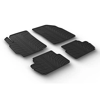 Abbildung von Gledring 0185 Fußmattensatz Gummi vorne und hinten 4 schwarz 750mm 550mm CHEVROLET: Spark