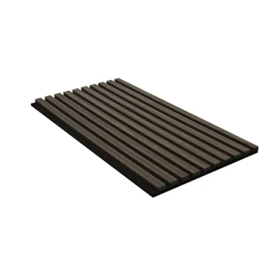 Abbildung von Home Deluxe Akustikpaneel SONIC Smoked Oak 80 x 40 cm I Holz Akustikpaneele Wandpaneel Akustik Paneel MDF Wandverkleidung Akustikfilz Optik