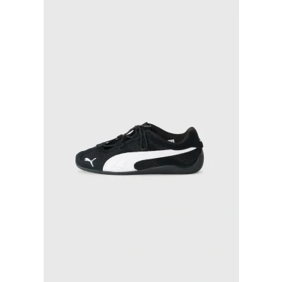 Abbildung von Puma Speedcat Sneaker low, Damen, Größe: 39, Black/white Leder und textil