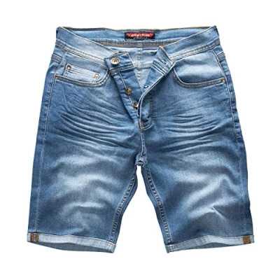 Abbildung von Rock Creek Jeansshorts Herren Shorts Denim Blau RC 2211