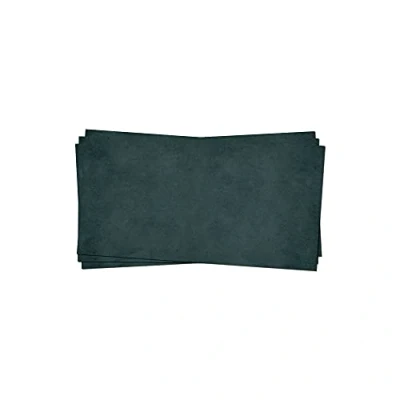 Abbildung von 50 x PRESENTOU Briefpapier beidseitig bedruckt 120 Gramm Papier Motivpapier Urkundenpapier Urkunde Speisekarte Liebesbrief (Altweiß &amp; Petrol, Umschläge)