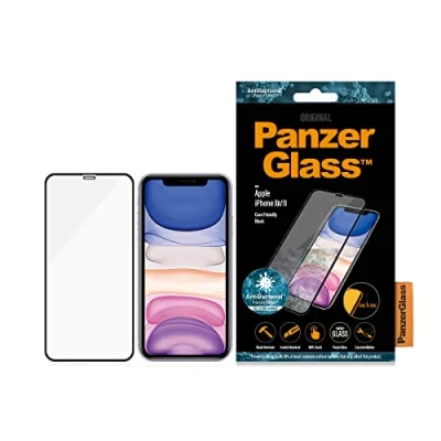 Abbildung von Apple iPhone 11 Panzerglas PanzerGlass Anti Bacterial Case Friendly Screenprotector smartphone Antibakterieller Screen Protector für
