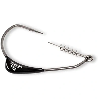 Abbildung von Black Cat # 12/0 Mega Offset Haken 1Stück 15g, DG Coating, 1