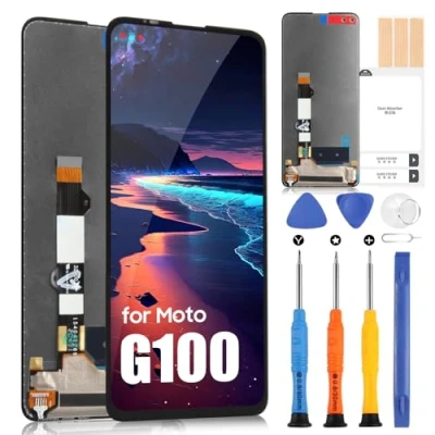 Abbildung von ARSSLY LCD Bildschirm für Motorola Moto G100 / Edge S Display XT2125 Touchscreen Assembly mit Reparatur Set (6,7 Zoll, Schwarz)