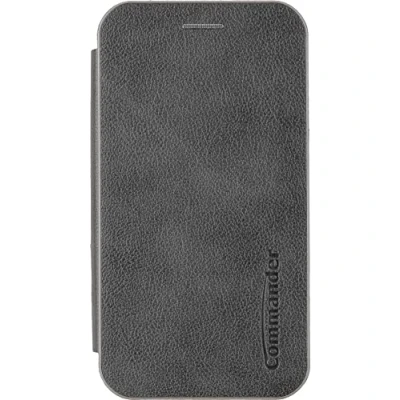 Abbildung von COMMANDER Curve Book Case Deluxe für Samsung S24 Elegant Royal Dark Gray