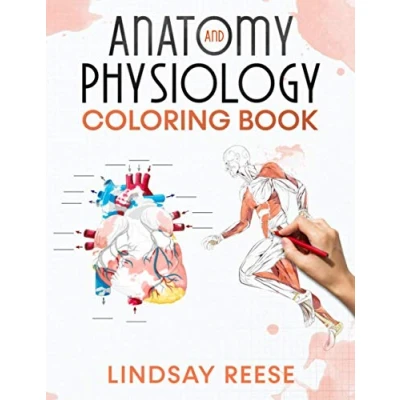 Abbildung von Anatomy and Physiology Coloring Book: A Self Test Human Book for Adults, Teens, Doctors, Nurses Students