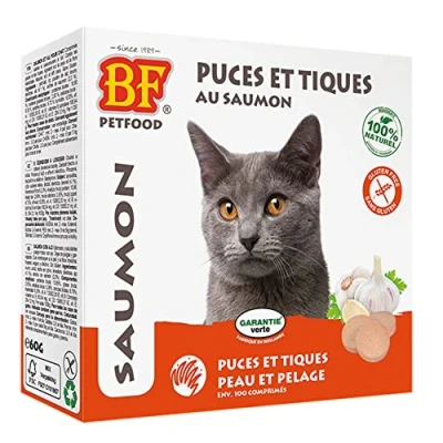 Abbildung von Biofood Knoblauchtabletten für Katzen Lachs