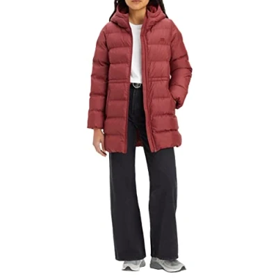 Abbildung von Levi&#039;s Hooded MIDI Wintermantel, Damen, Größe: Medium, Syrah