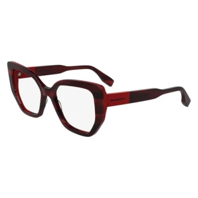 Abbildung von KARL LAGERFELD KL6174 609 STRIPED RED/RED 53/17/145 Damen Brillen