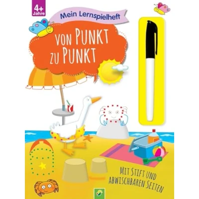 Abbildung von Mein Lernspielheft Von Punkt zu Punkt: Mit Stift und abwischbaren Seiten