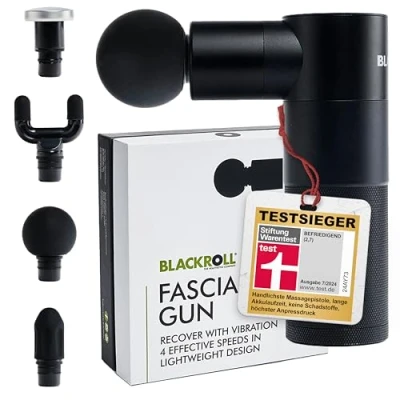 Abbildung von Blackroll Massageroller Vibrationsmassagegerät Fascia Gun, Fördert Durchblutung und kann Muskelverspannungen lösen