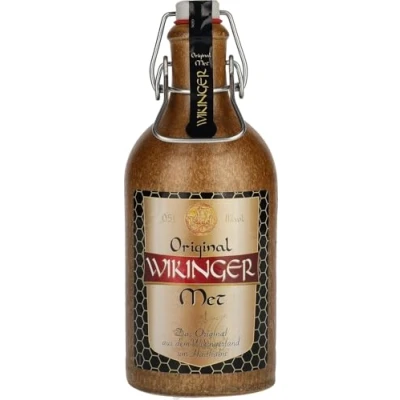 Abbildung von Wikinger Original Met 1x0,5L im Tonkrug Honigwein aus der historischen Ursprungsregion in Norddeutschland fruchtig aromatisch Das
