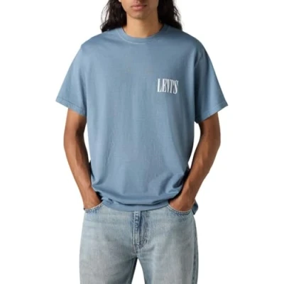 Abbildung von Levi&#039;s Ss Relaxed Fit Tee Ssnl Serif Logo Steam