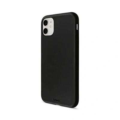 Abbildung von Artwizz TPU Case Handyhülle kompatibel mit iPhone 11 Schlanke Schutzhülle Matter Rückseite Black