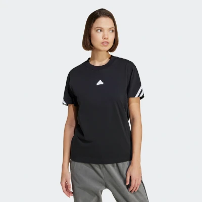 Abbildung von adidas Sportswear Future Icons Three Stripes Tshirt print, Damen, Größe: Medium, Black