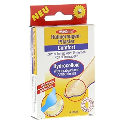 Abbildung von Wundmed Wundpflaster WUNDmed® Hühneraugen Pflaster Comfort transparent 6 Pflaster/Packung