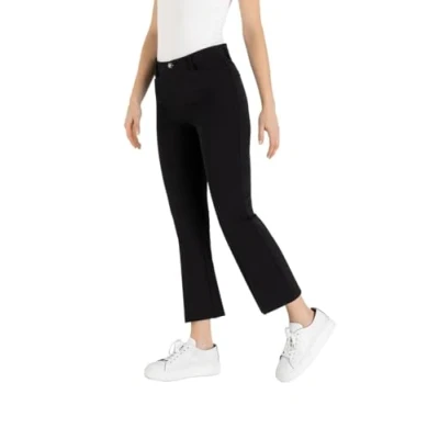 Abbildung von MAC Jeans Stretch AIDA KICK Stoffhose, Damen, Größe: 36, Schwarz