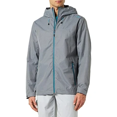 Abbildung von CMP Herren Melangejacke mit Fester Kapuze, Zement, 52