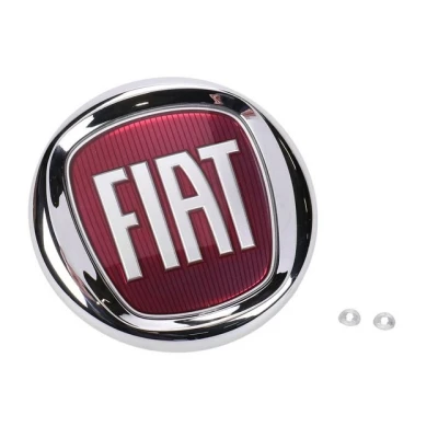 Abbildung von Genuine Fiat radiator grille emblem with attachment 735578621.