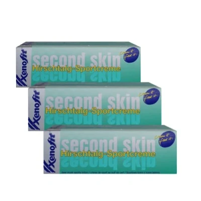 Abbildung von Xenofit HIRSCHTALGCREME Second Skin Sportcreme mit Hirschtalg 3 Tuben je 125 ml