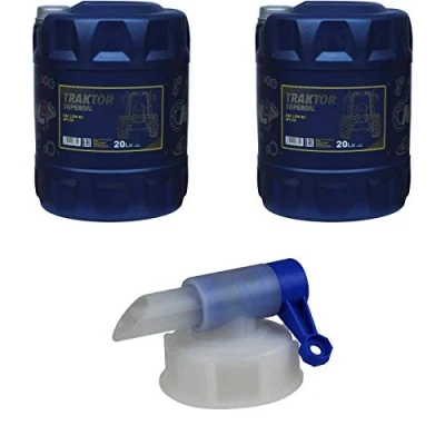 Abbildung von 2x20L MANNOL Motoröl Traktor Superoil API CD 15W 40 Engine Oil inkl Auslaufhahn