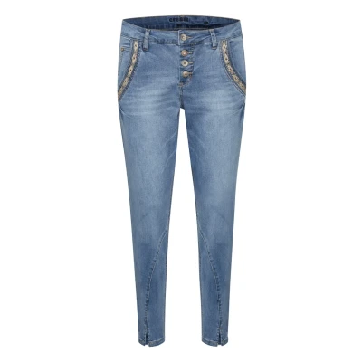 Abbildung von Cream Crholly Jeans Slim Fit, Damen, Größe: 24, Light blue denim
