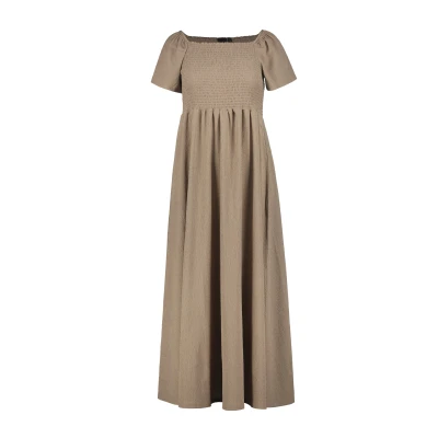 Abbildung von Luhta Hilloinen Maxikleid, Damen, Größe: XS, Braun