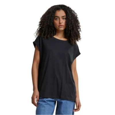 Abbildung von Urban Classics Extended Shoulder Tshirt basic, Damen, Größe: 5XL, Black