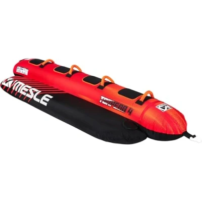 Abbildung von Wassergleiter Torpedo 4 Personen Bananenboot rot für Boot Mesle