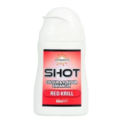 Abbildung von Dynamite Baits Shot Colour &amp; Flavour Enhancer Red Krill (60ml) Boilie Liquid