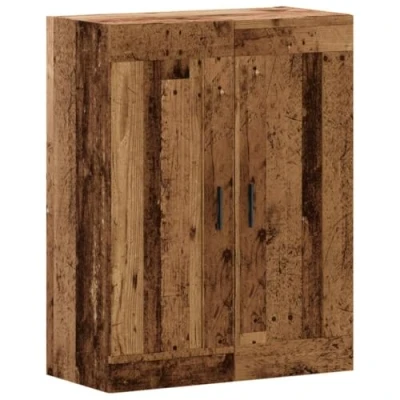 Abbildung von vidaXL Hängeschrank Wandschrank Altholz Optik 69,5x34x90 cm Holzwerkstoff (1 St)