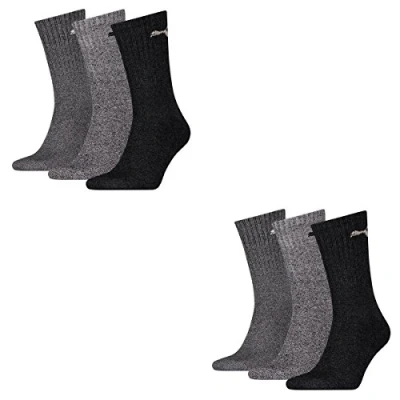 Abbildung von PUMA Unisex Sportsocken Cush Crew 6er Pack (43 46, Anthrazit)