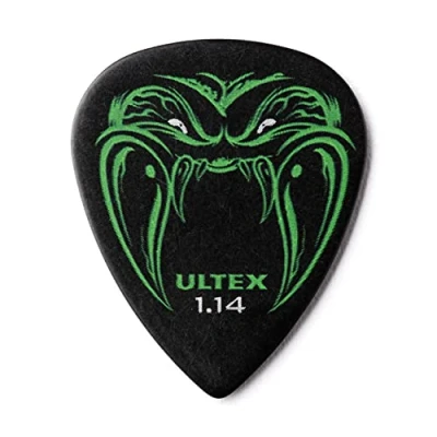 Abbildung von JIM DUNLOP Plektrum Ultex Hetfield&#039;s Black Fang 1,14mm 24 Stück, Schwarz