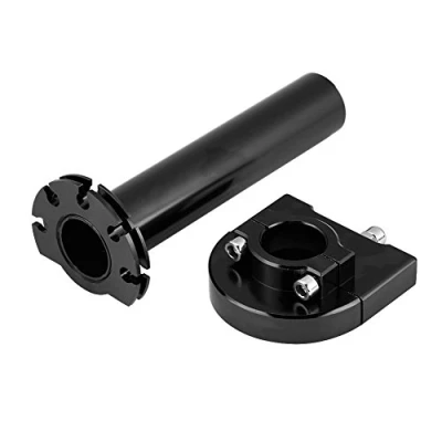 Abbildung von 7/8 &quot;22mm Universal Lenker Gasdrehgriff Griffe Beschleuniger Gasgriff Motorrad für Roller Dirt Bike(Black)