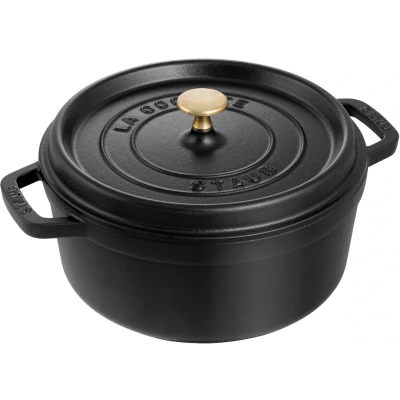 Abbildung von Staub Kochtopf aus gusseisen 24cm schwarz 1102425
