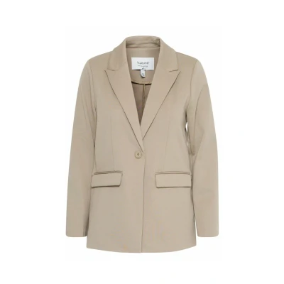Abbildung von b.young Rizetta 2 Blazer, Damen, Größe: 34, Roasted cashew