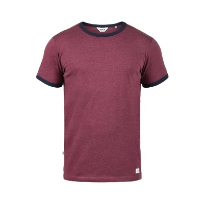 Abbildung von Solid Sdmanoldo Tshirt print Wine red, Herren, Größe: Large, red